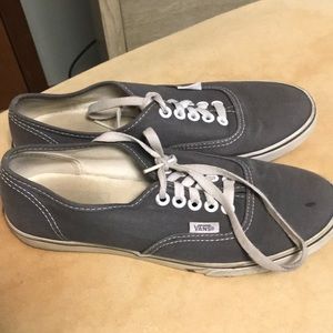 Vans grey white